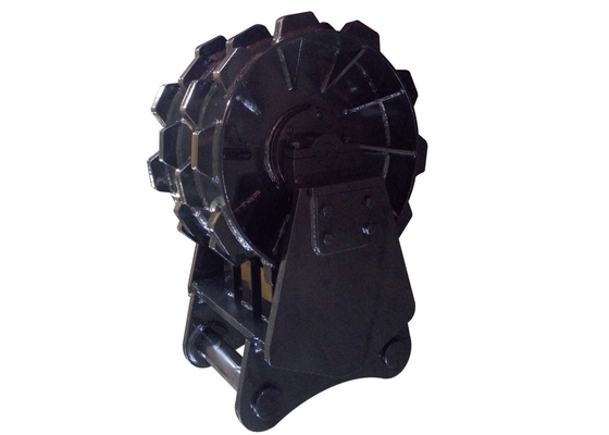 Приложение экскаватора колеса уплотнения 20 тонн поворачивая материал Q345B