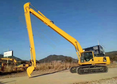 Достигаемость Макс ручки заграждения экскаватора KOMATSU отрезала цвет Q345B Q690D глубины 16m желтый