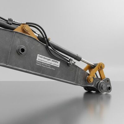 Предел текучести 345 МПа, средняя секция стрелы экскаватора, длина 2300 мм, прочная стальная конструкция, идеально подходит для тяжелых земляных работ